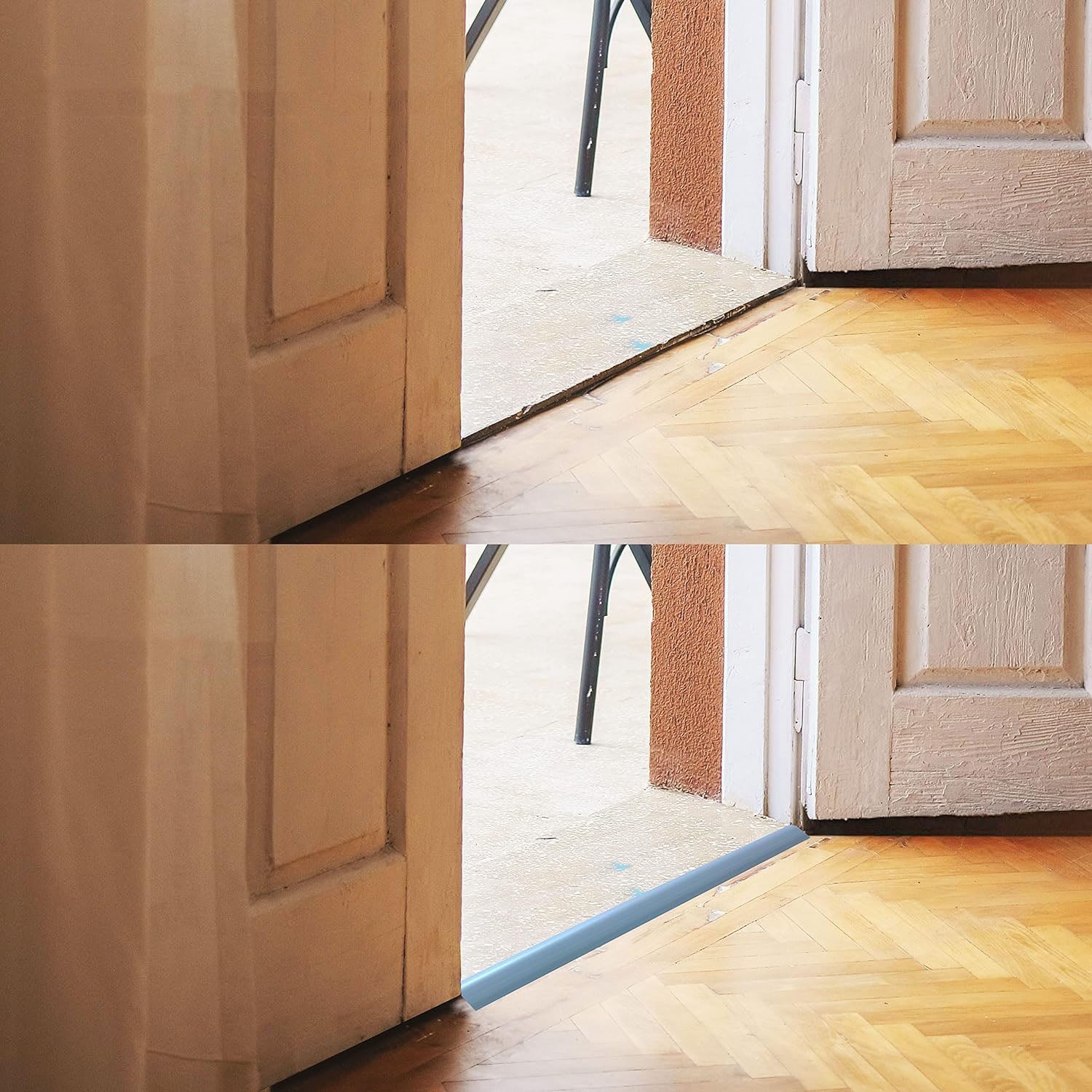 Bordure de rampe de porte, bande de bordure de plancher, 70MM*20MM*1M, grain de bois d'origine - 3