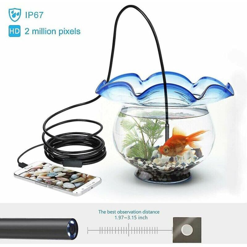Endoscope sans fil 1080p Hd Wifi Endoscope Caméra d'inspection - 4