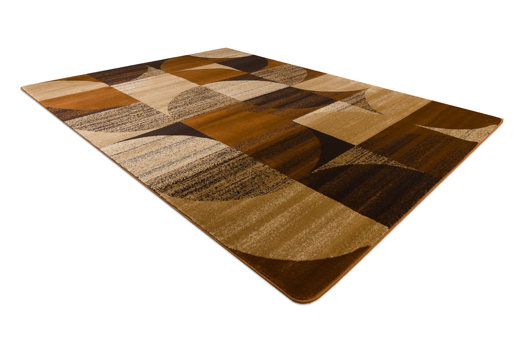Covor Royal H387 Geometrice - maro / muştar bej 300x400 cm | Leroy Merlin