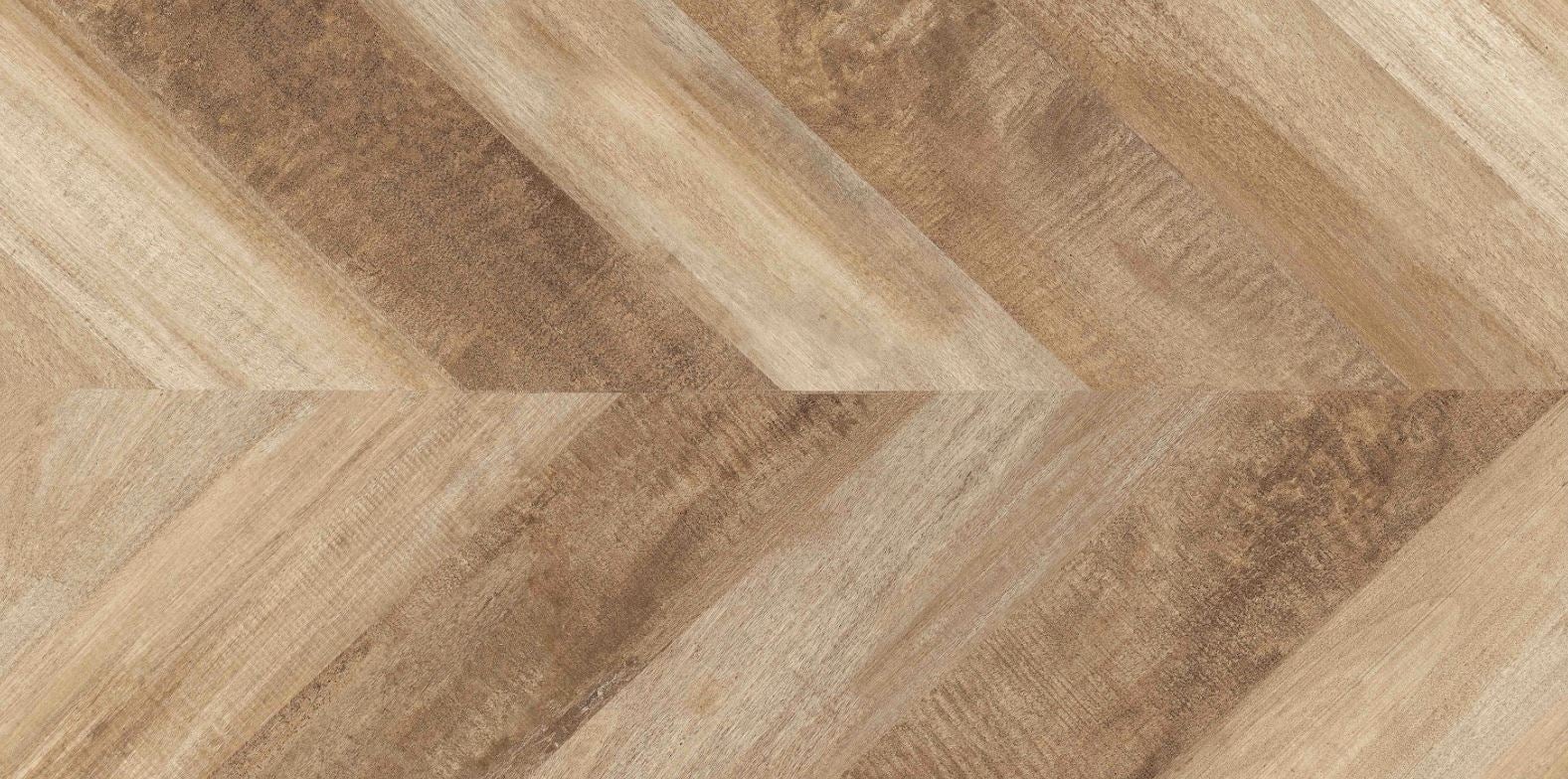 Carrelage sol/mur effet parquet marron INTERSIO MATT int/ext l.120 x L.60 cm MAJORCA TIFFANY - 3