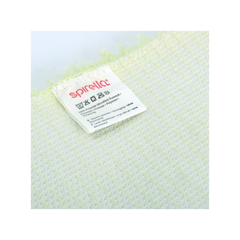 Tapis de bain Microfibre HIGHLAND 55x55cm Jaune clair Spirella - 3