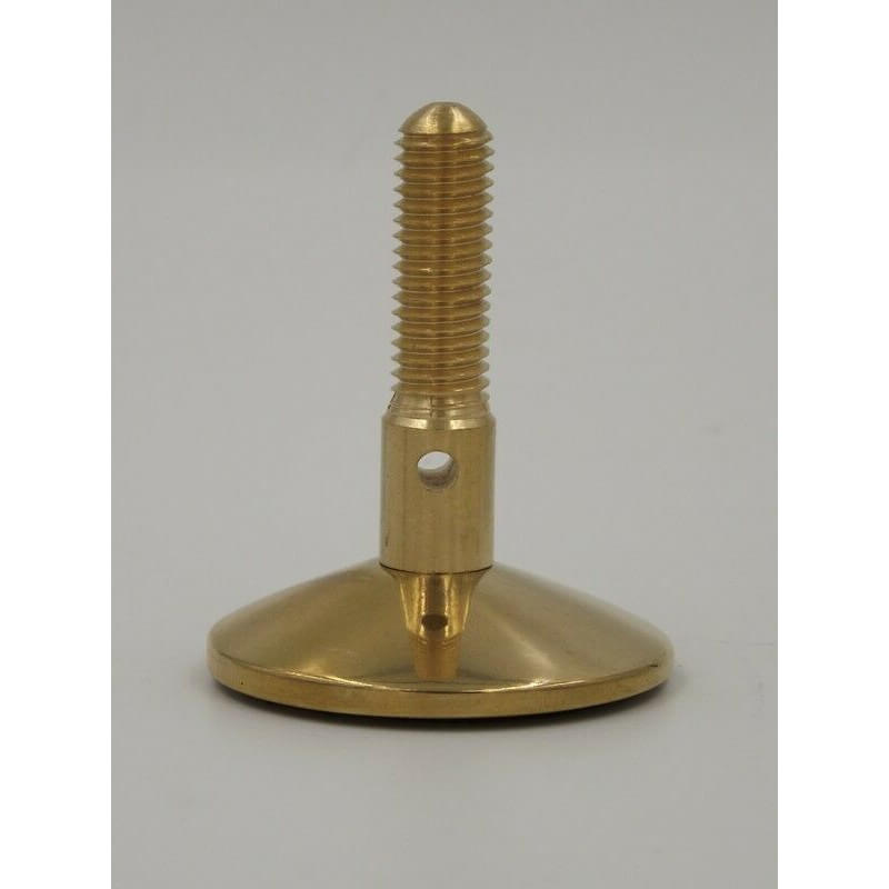 Charnières Universelles à Pans - Noeuds Ronds - Laiton Poli - Hauteur 50 Mm | Bricoman