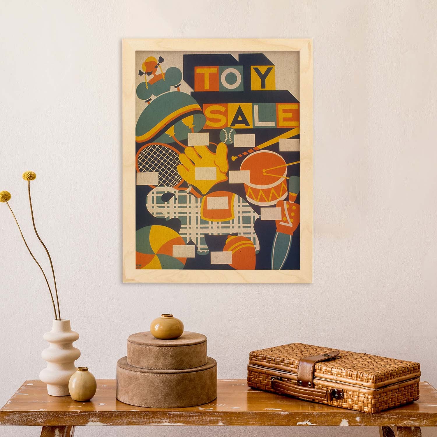 Cartello vintage per cortile con scritta Slow Children at play, 30,5 x