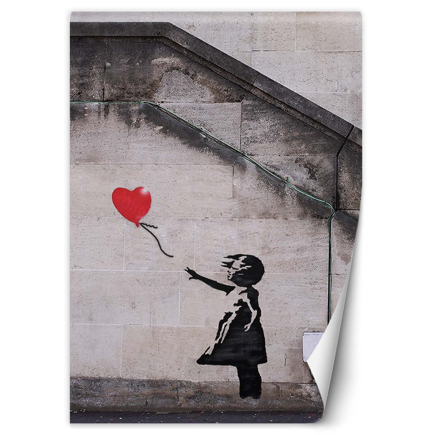 Fototapeta, Banksy Dziewczynka z balonikiem 100x140