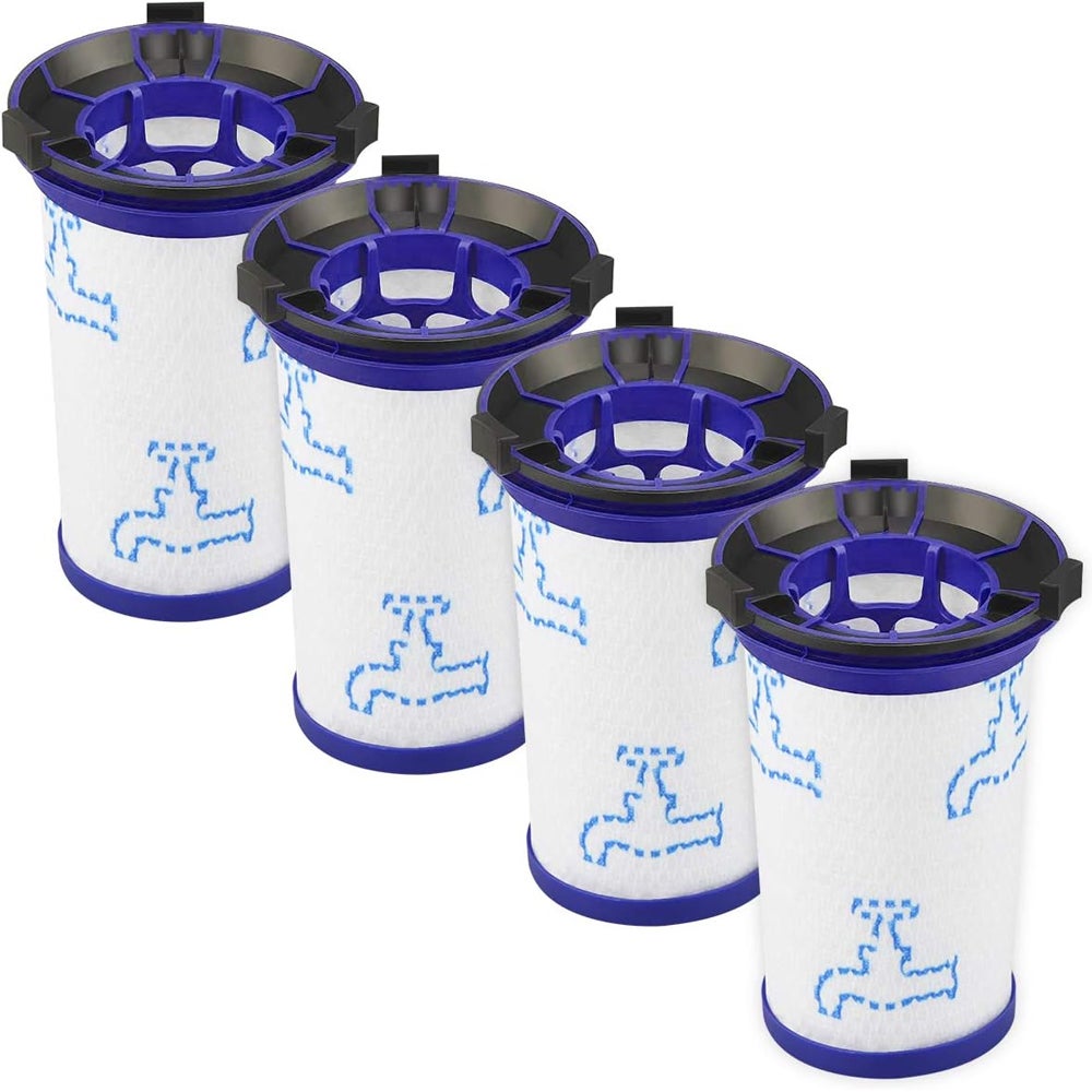 Zestaw 4 filtrów wymiennych do odkurzacza Rowenta Air Force 360 RH9037 RH9038 RH9039 RH9051WO RH9057WO RH9086WO.