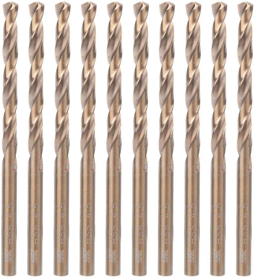 10 sztuk wierteł krętych ze stali szybkotnącej Wiertła HSS Narzędzie do wiercenia w stali nierdzewnej Płyta żelazna Drewno (2,5 mm)