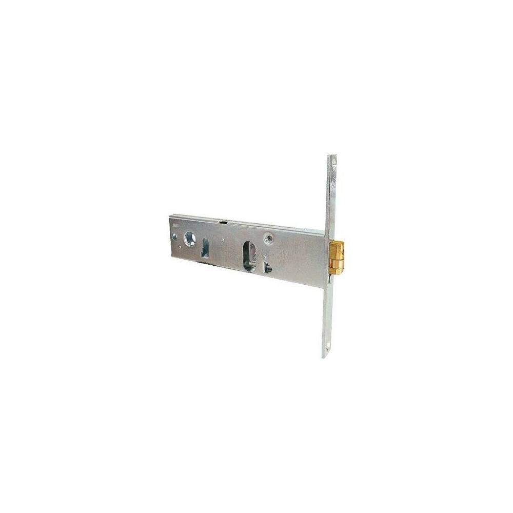 Cisa Serrure à Enfiler Art. 57255 – 60 Mm, Avant 25 Mm – Clé à Double Carte, 4 Sorties, Ambidextre