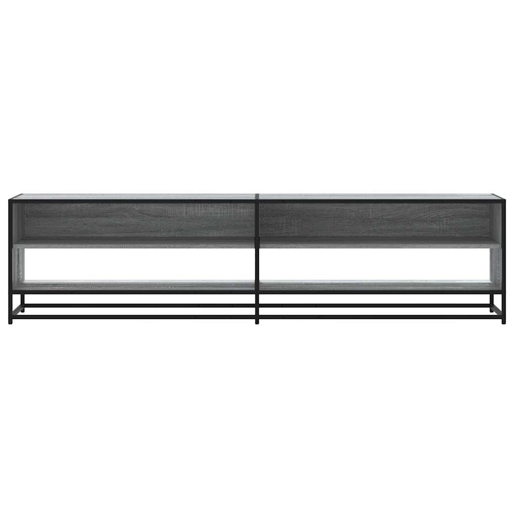 Maison Exclusive - Meuble TV sonoma gris 180,5x40x46 cm bois d'ingénierie - 4
