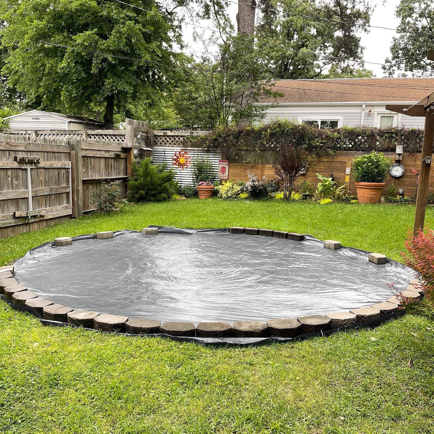 Bâche Imperméable, Bâche de Protection en Polyéthylène, UV Résistant Bache Camion, Pergola, Serre, Baches Imperméables pour Exterieur, Jardin, Tonnell - 4