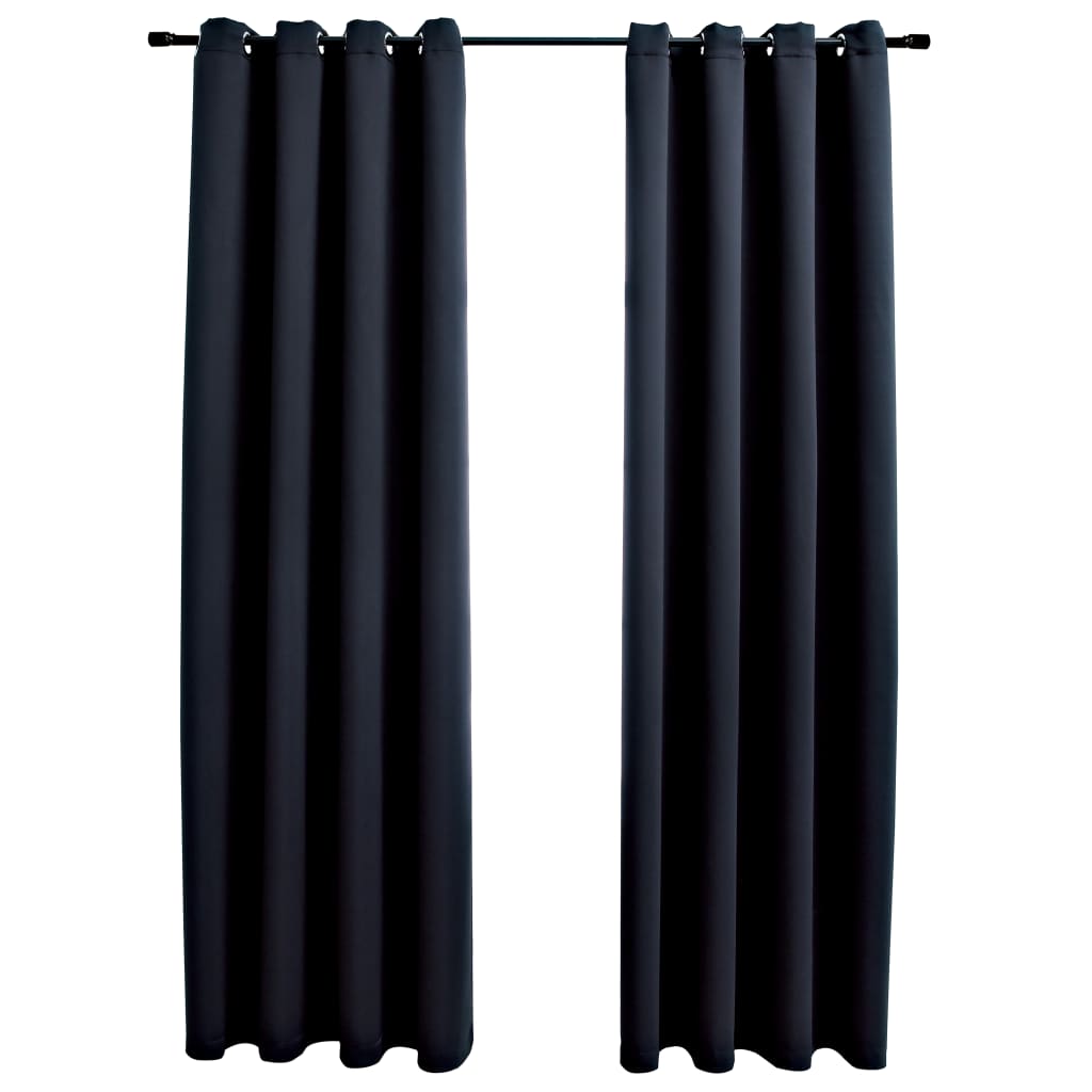 Asta Per Tenda Oscurante MERIVILLE, Diametro 2,5 Cm, Finitura Nera, Regolabile Da 71 A 304 Cm