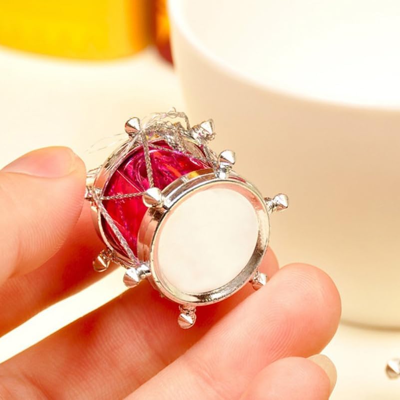 Mini tambours de Noël (30 pièces) - Décorations de Noël - Accessoires de décoration de fête - 3