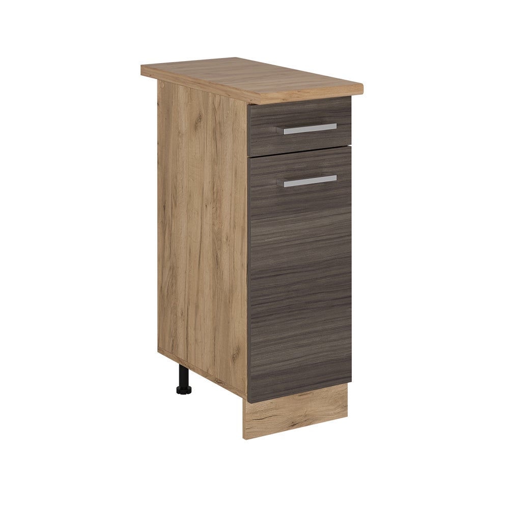 Vicco Szafka dolna do kuchni R-Line, Szlachetna szarość, 30 cm , BP Dąb