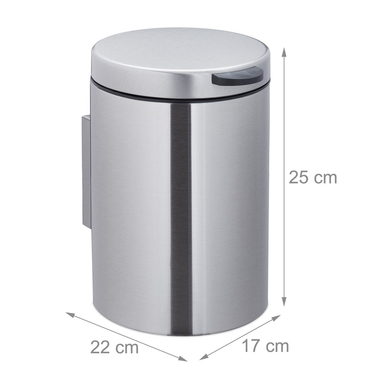 Poubelle de salle de bain murale 3 litres - 4