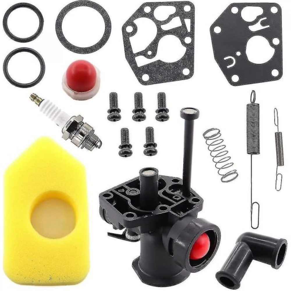 Zestaw gaźnika do kosiarki Briggs Stratton – pasuje do modeli 499809, 498809A, 494406, 795477, 795469, 794147 i 699660