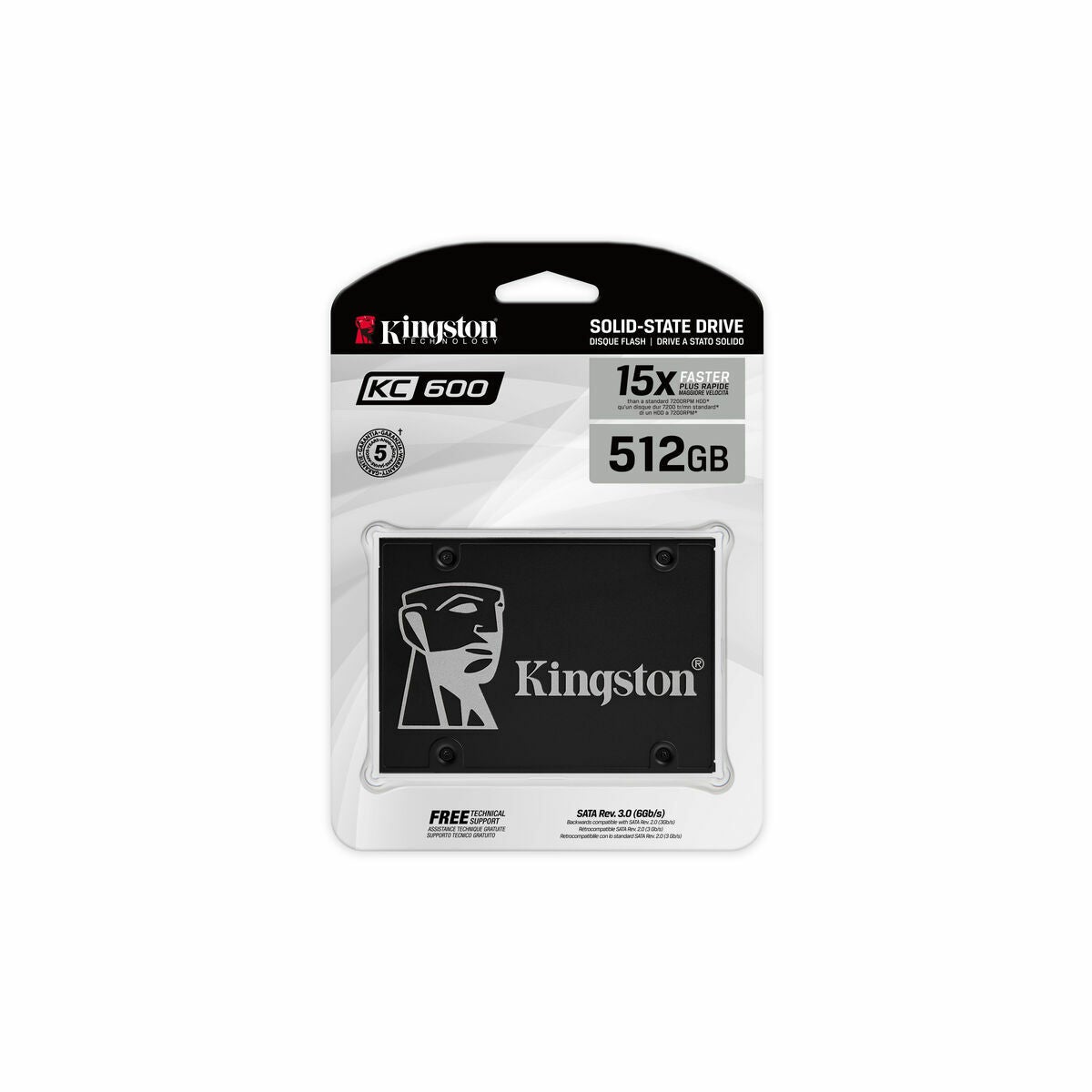 Hard Disk Kingston Technology KC600 512 GB SSD - 2