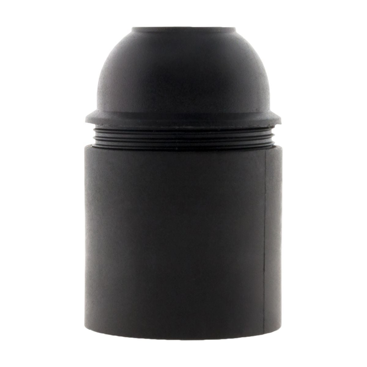 Attacco liscio senza anello E27 - nero - Zenitech - 3