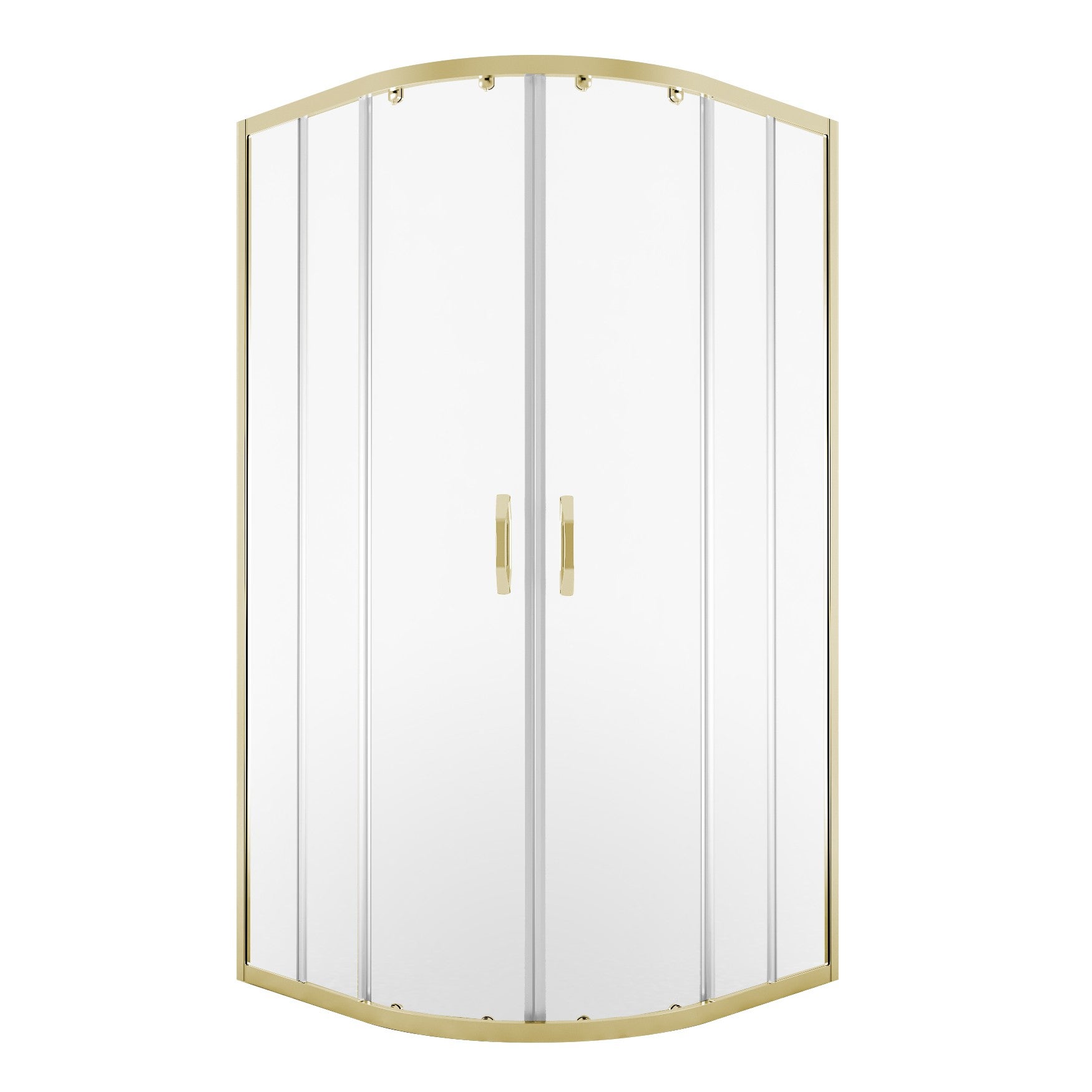 Kabina prysznicowa AQUALITY Durasan 78-100 x 78-100 złota półokrągła 1szt.