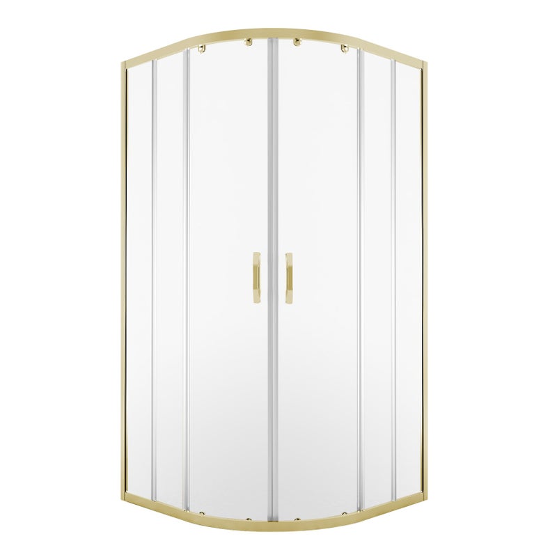 Kabina prysznicowa AQUALITY Durasan 78-100 x 78-100 złota półokrągła 1szt.