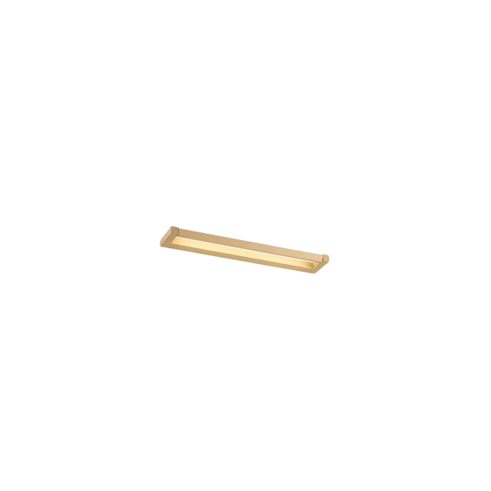 Kinkiet Slim - 12W LED, CCT 2700K-4000K, dł. 39,2 cm, regulowany, 960 lm, IP20 - Perenz - złoty
