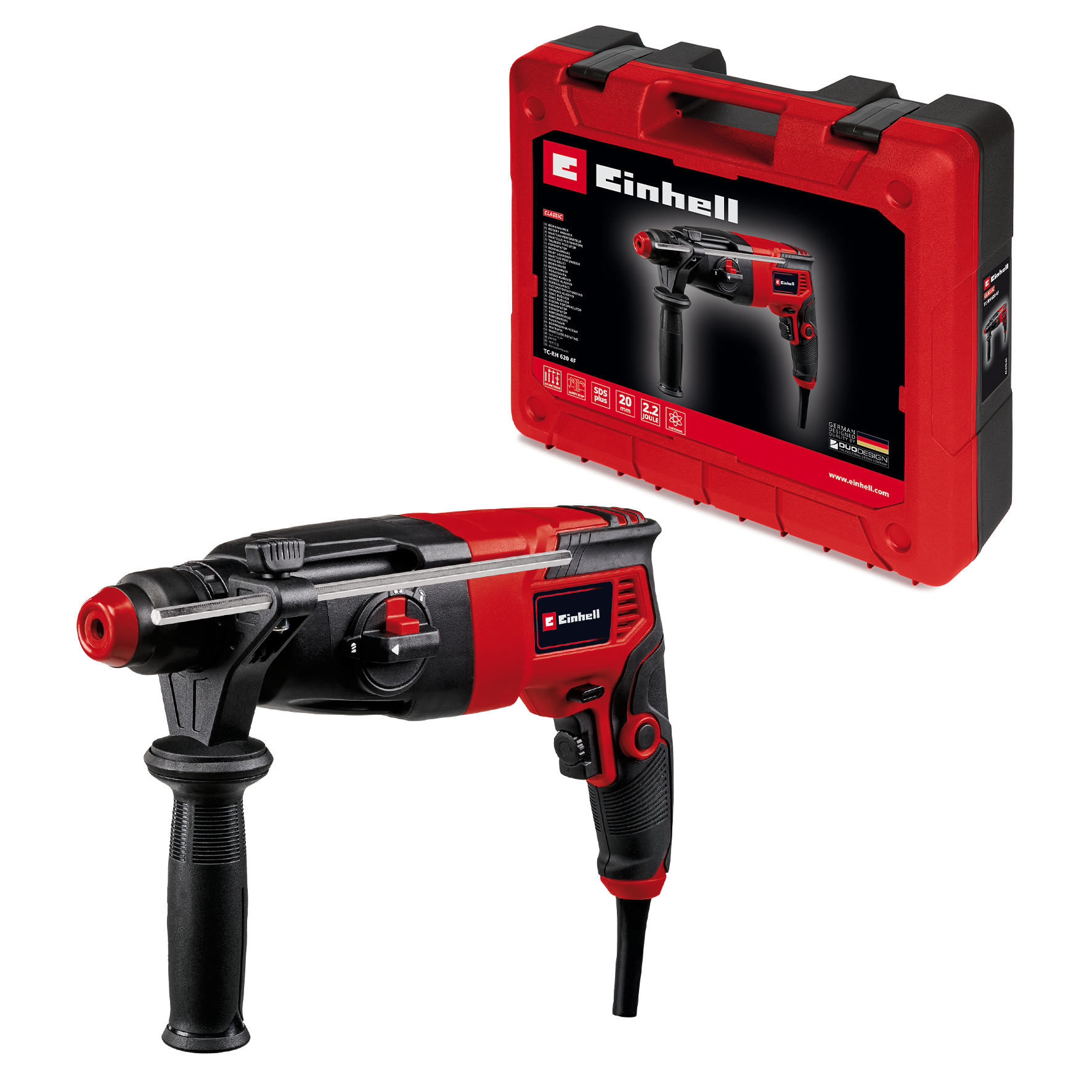 Młot udarowo-obrotowy Einhell TC-RH 620 4F 620 W 2,2 J