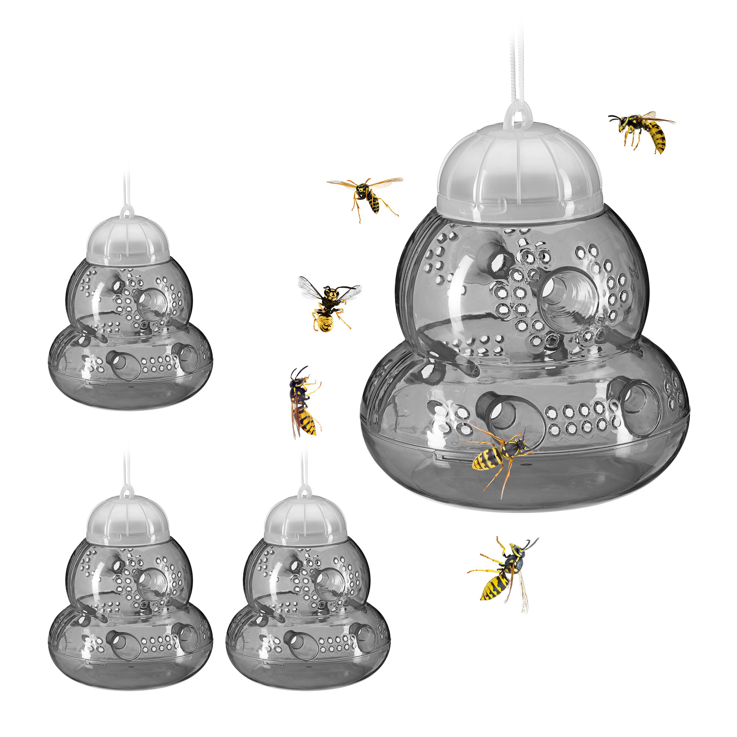 Lot De 2 Nids De Guêpes Factices étanches - Pour Frelons Et