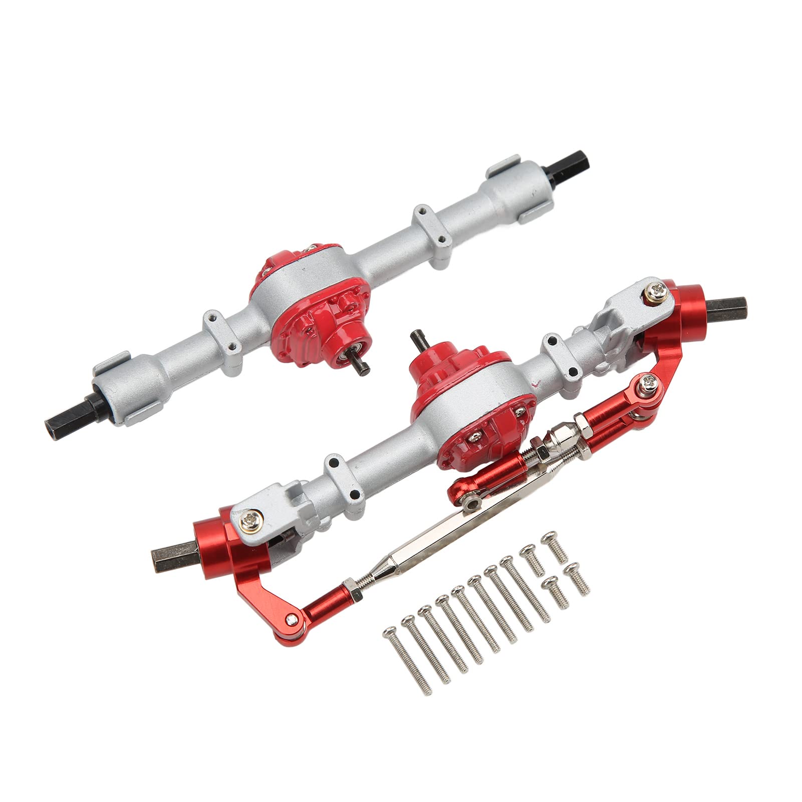 Essieu Avant Arrière Crawler Kit D'essieu Avant/arrière Métal CNC Pour Crawler RC 1/10 Axial SCX10 - Améliore La Durabilité Et Les Performances Essieux Avant Arrière Axial SCX10