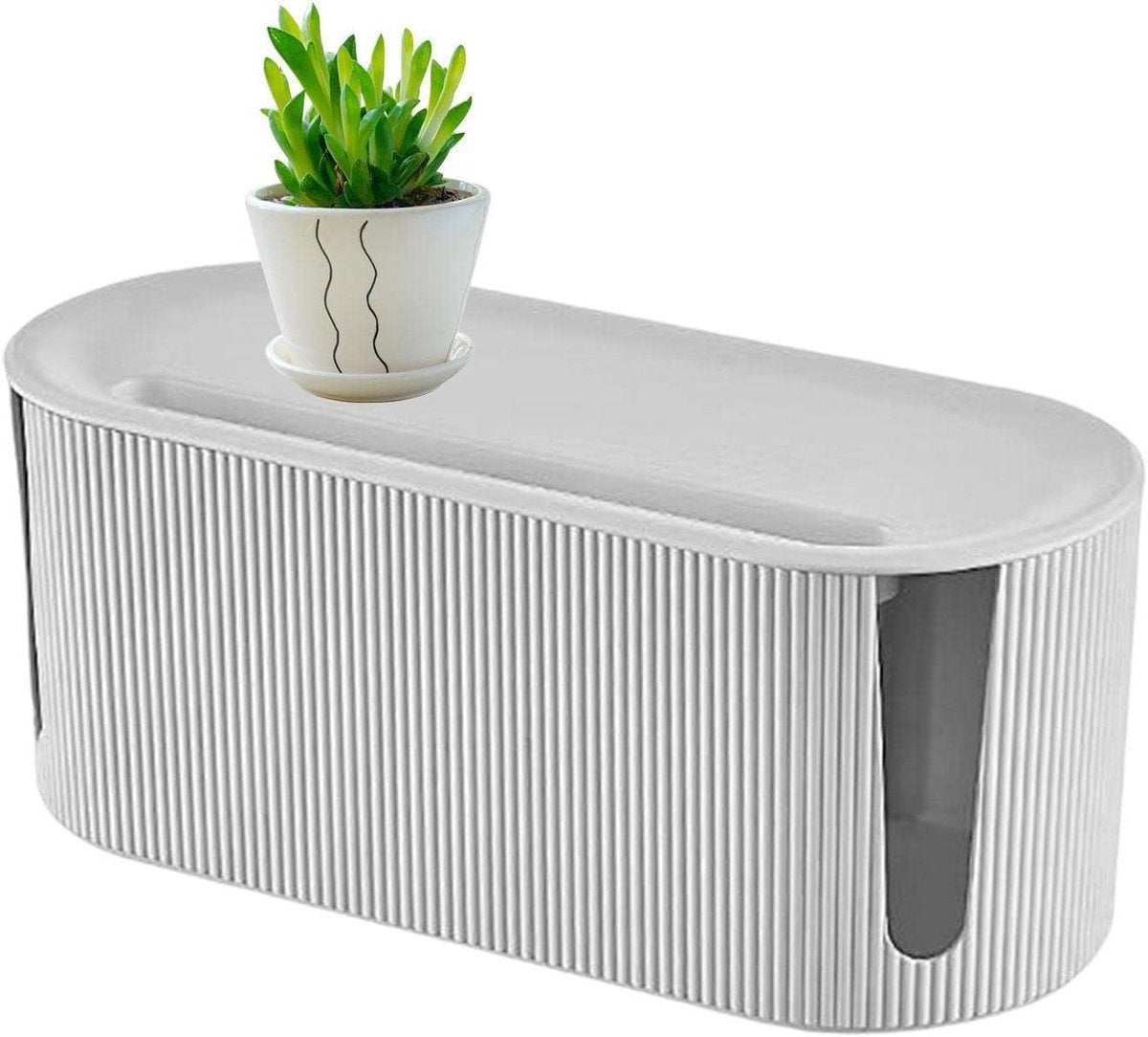 Organizator Kabelbox,Kabel Opbergbox,Kabelorganisatie -Kabel Management,Kabelopberger en opbergrüimte voor verlengsnoeren,31 x 13,5 x 12,5 cm
