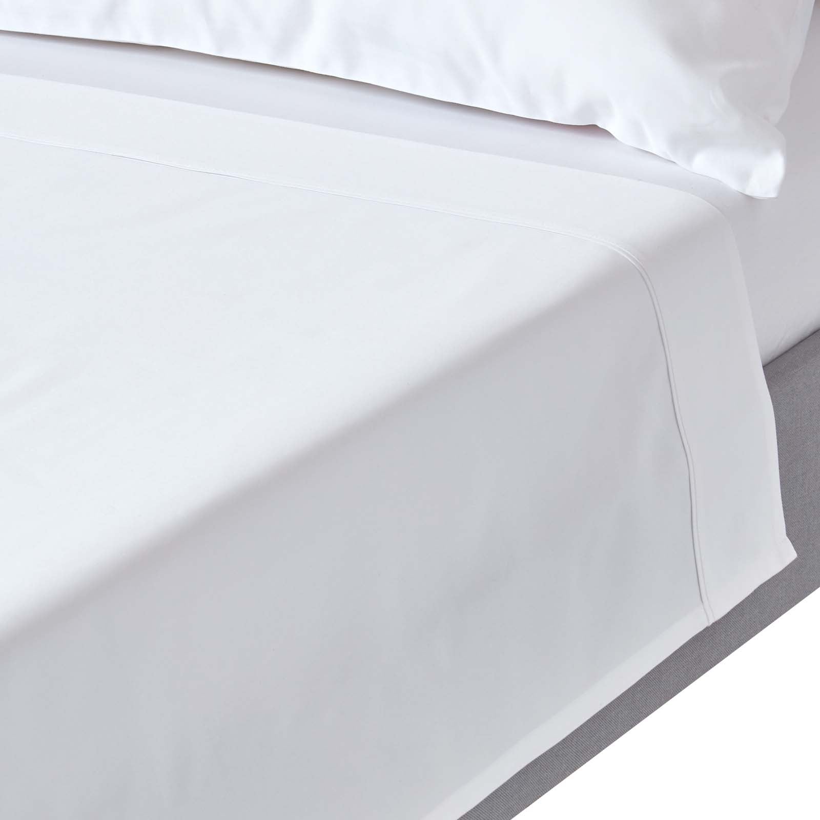Lenzuolo Con Angoli Homescapes In Cotone Egiziano 200 Fili | 180x290 Cm | Bianco