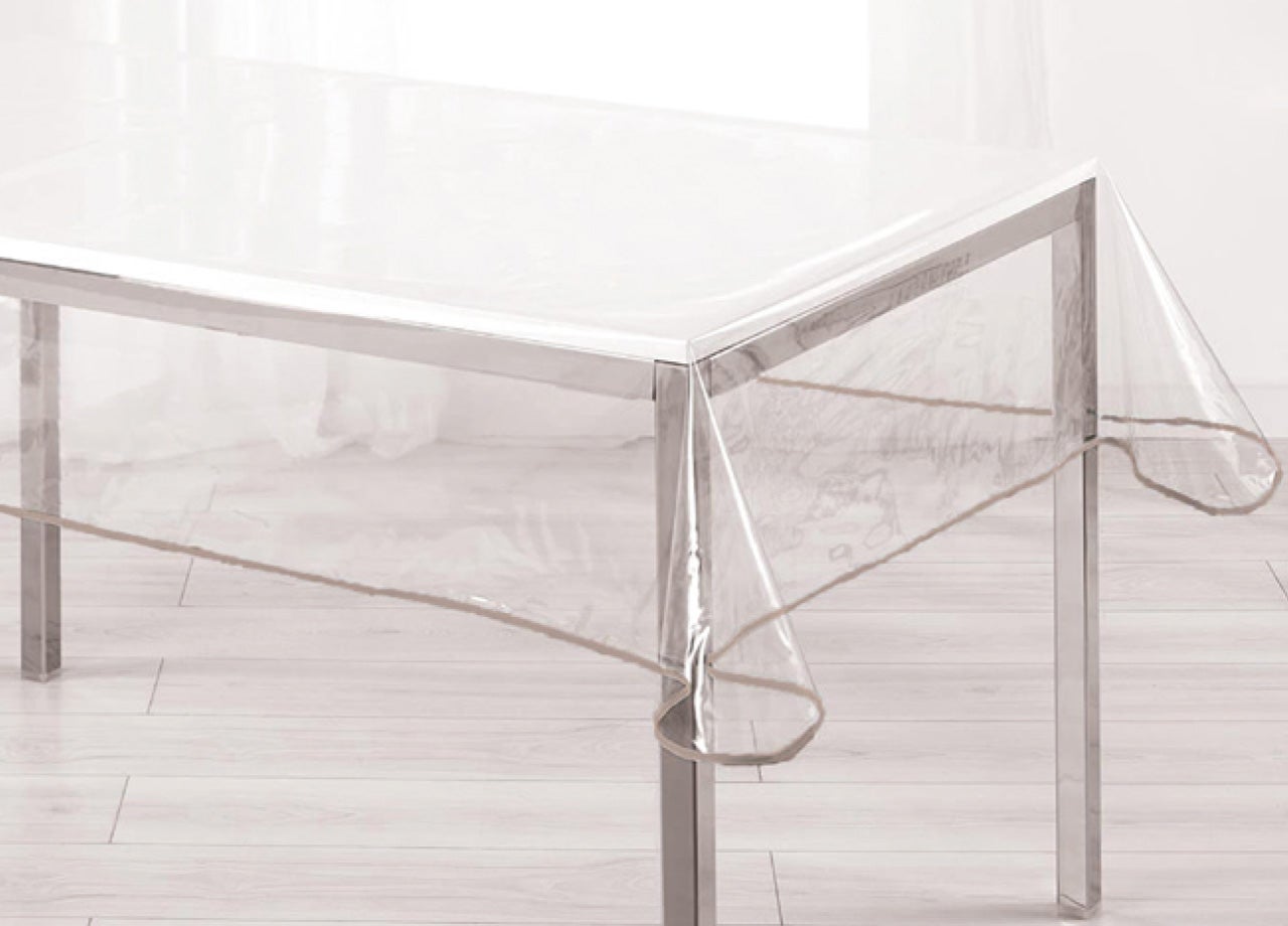 Tovaglia Antimacchia Plastificata Crystal PVC Trasparente Proteggi