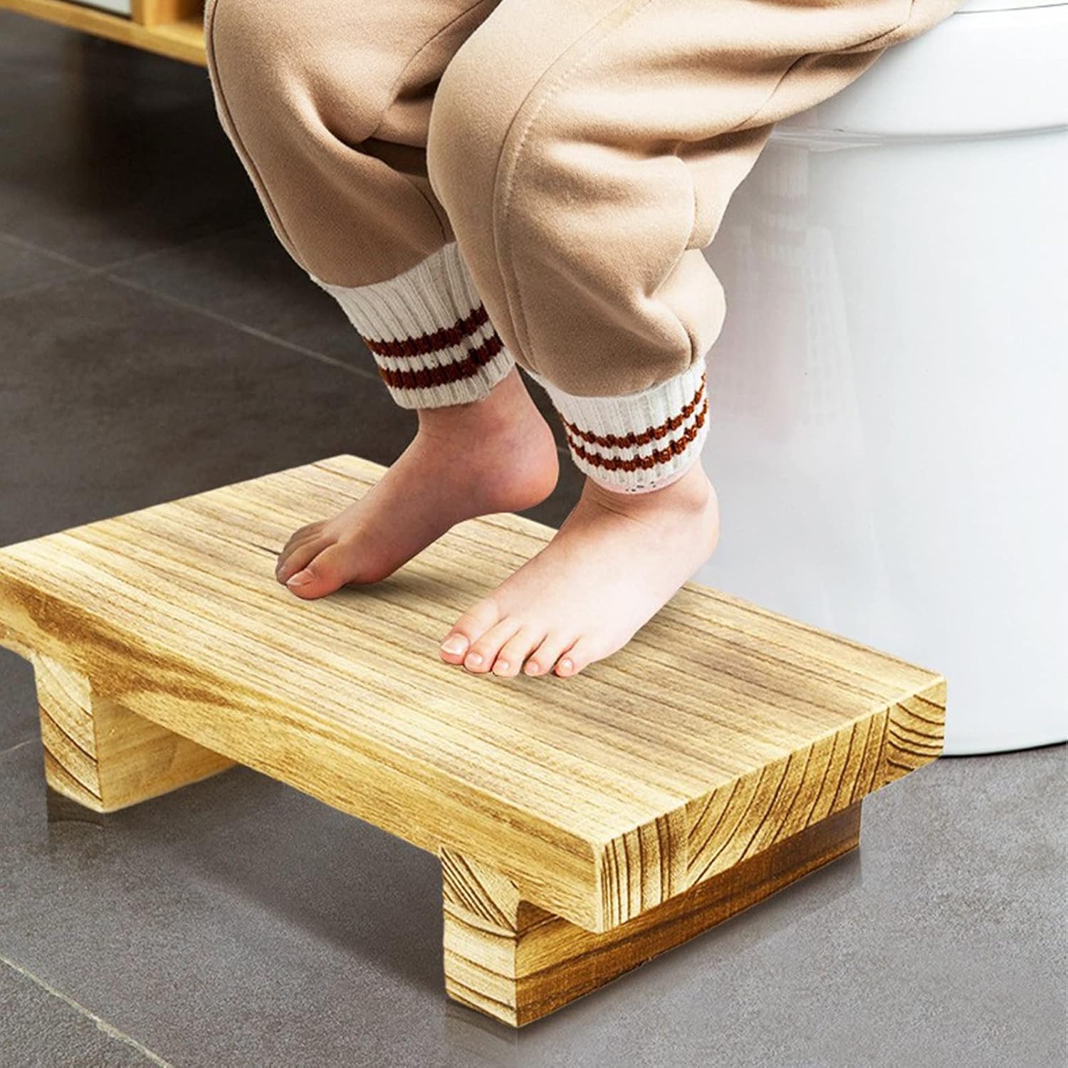 Un marchepied en Bois pour Adultes et Seniors, marchepied pour Enfants, pour l'intérieur et l'extérieur, Cuisine, pour Lits Hauts, Salle de Bain - 5