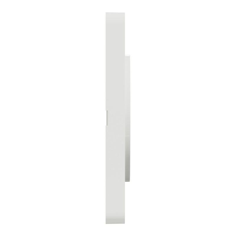 Plaque de finition Odace Touch 1 poste aluminium brossé - 2