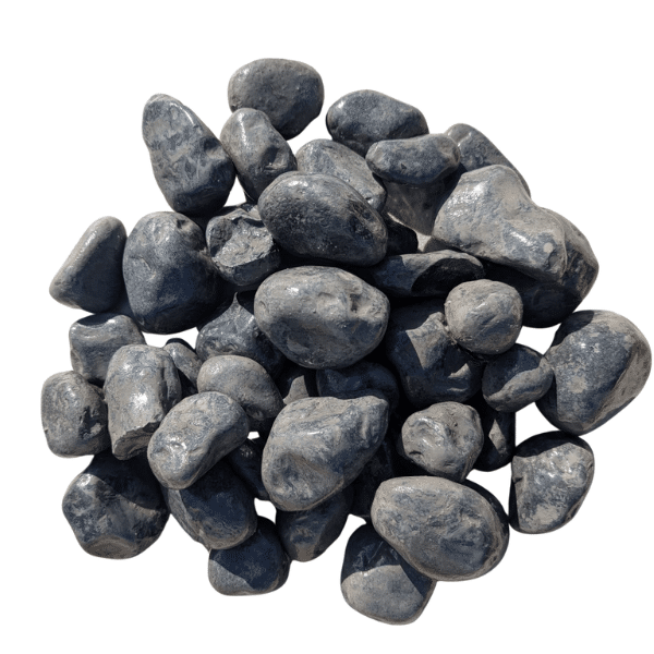 BIG BAG de +/- 400kg (2,5 M²) Galet Marbre Gris Anthracite 40/60 mm - Livraison STANDARD