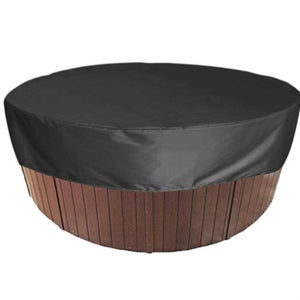 Cover Solutions Housse Table Jardin 160×100 Cm – Imperméable, Coupe-Vent, Résistante UV, Polyester Robuste, Fabriquée En Europe