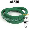 D&D PowerDrive 4L350 V-Belt – 1/2 X 35 Inch OC, Replacement For Pirelli