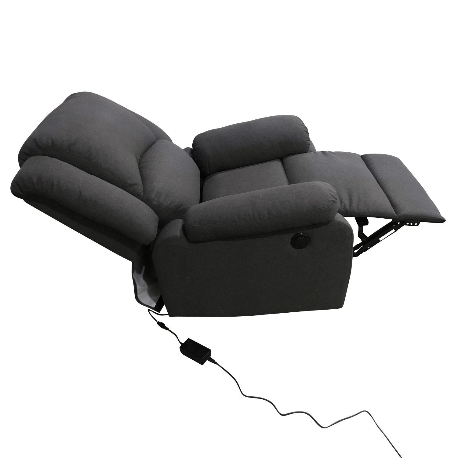 Fauteuil électrique inclinable gris anthracite CLOUD - 5