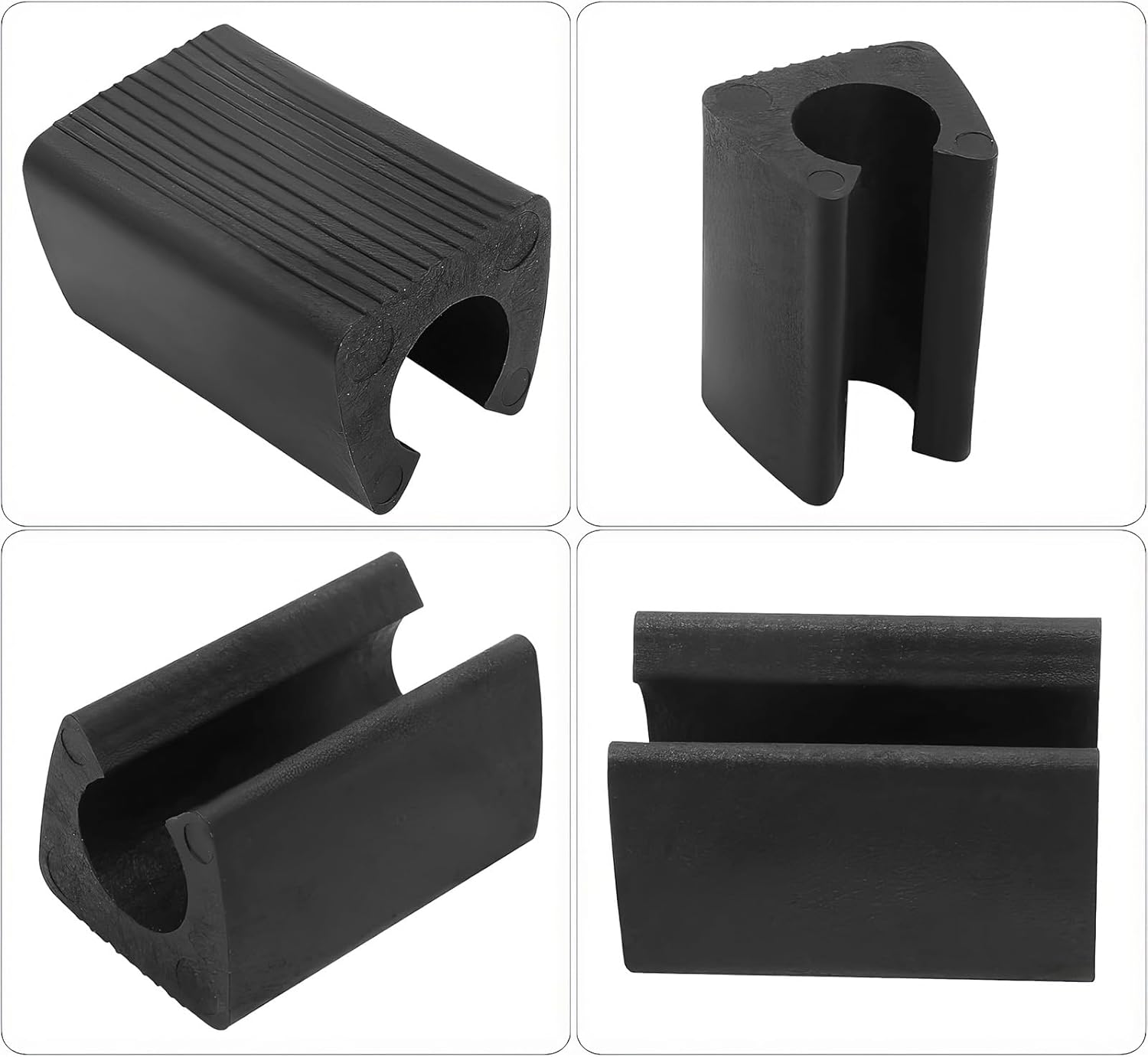 8 Tapas Antideslizantes Para Patas De Silla: Adiós Al Ruido Y Rayones (20x40 Mm) - Metallixity