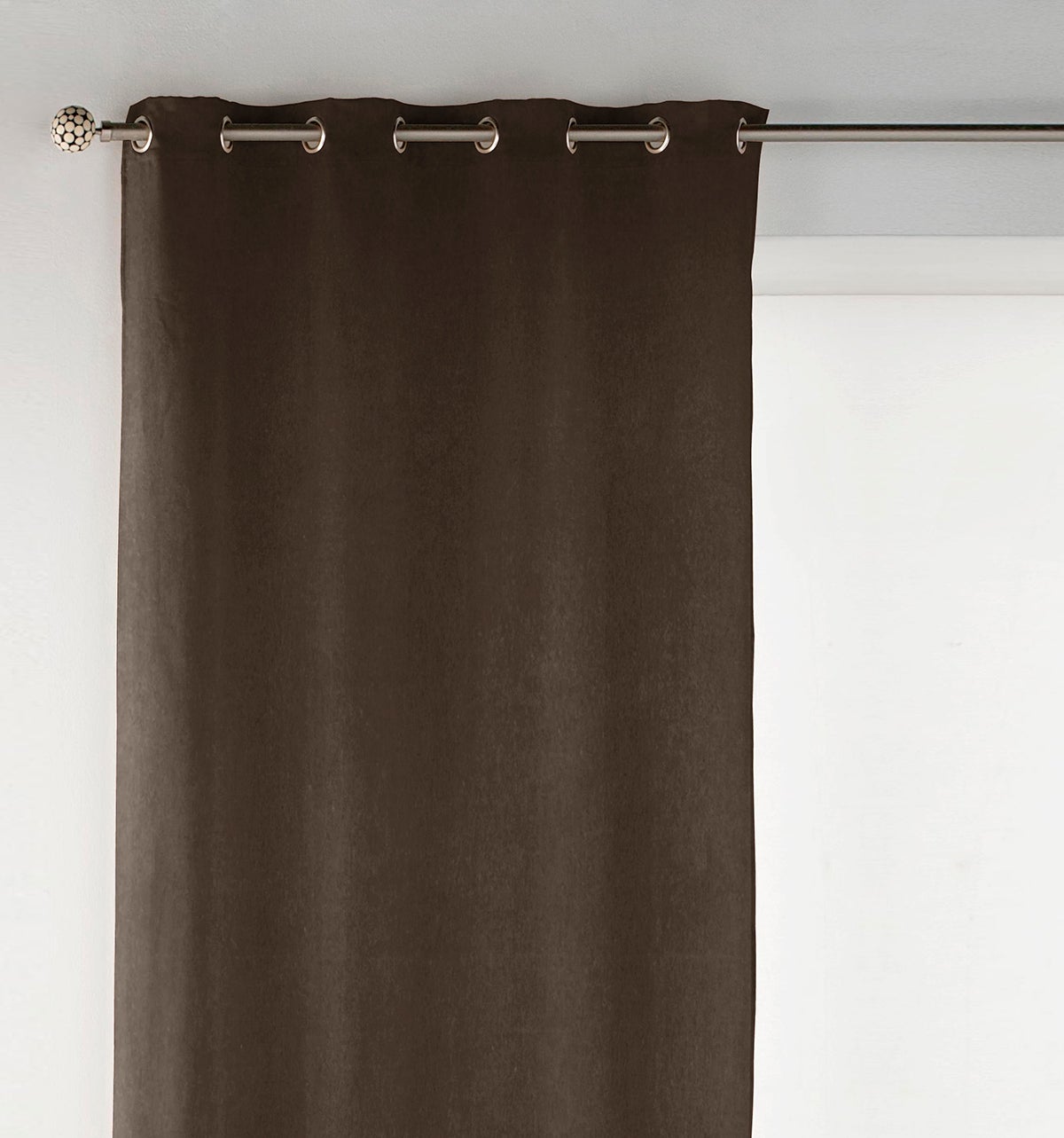Rideau En Velours Extra Long de 1 Panneau Catawba 280*450 | Leroy Merlin