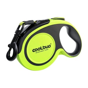 Correa Retráctil Para Perro De 8 Metros - Para Perros Medianos/Grandes Hasta 50 Kg - Nailon Resistente - Blanco