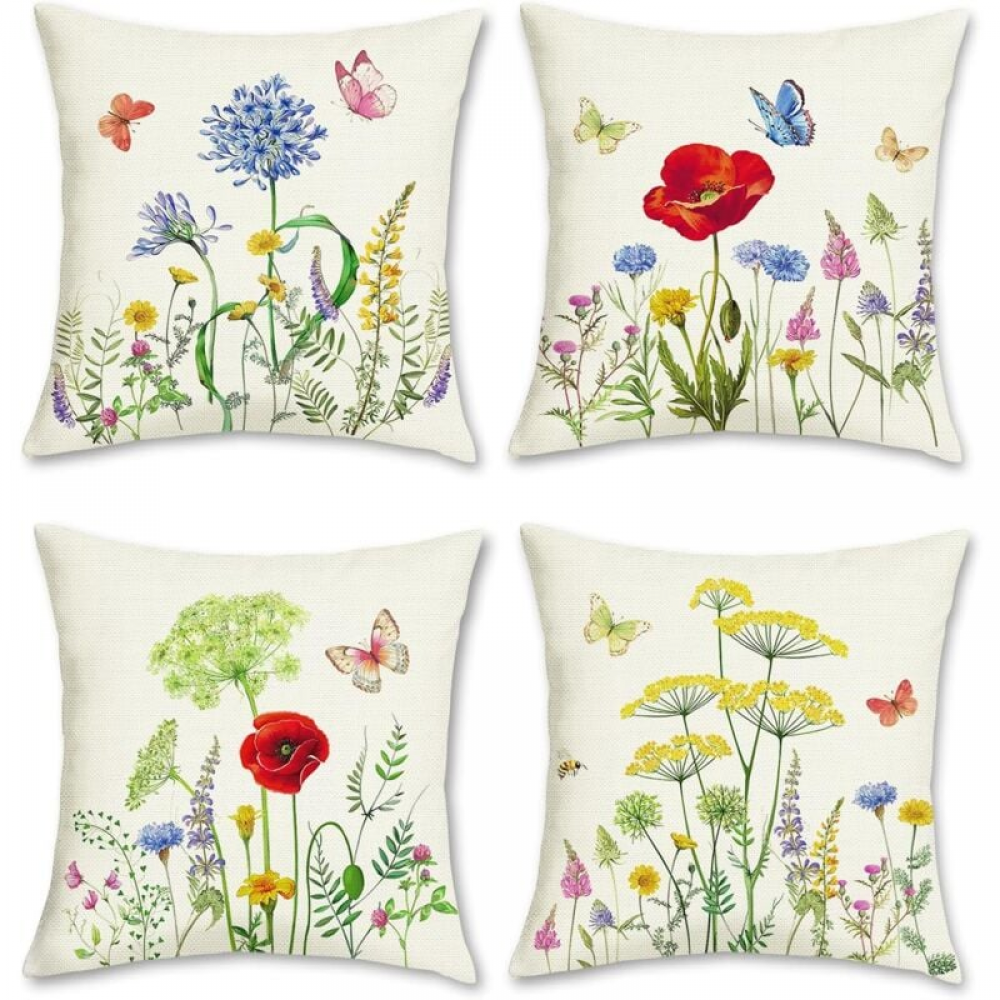 Housses de Coussin, Feuilles Tropicales Or et Noir sur Fond Sombre Housse Coussin 40x40 cm Lot de 2 Décoratives Taies d'oreiller avec Fermeture éclair Invisible PLW 202207 28 15