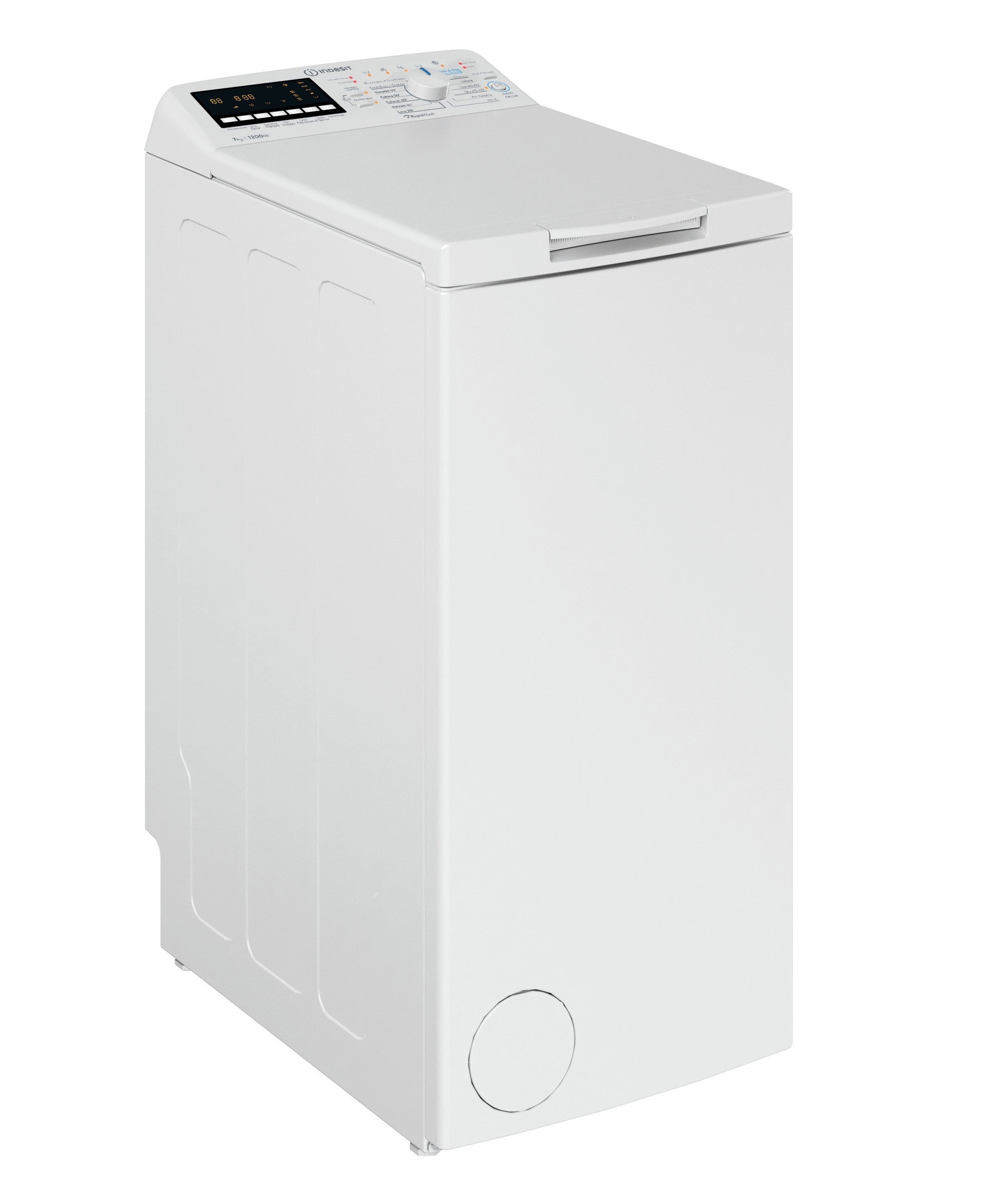 Machine à Laver Indesit BTW B7231P IT - Top 7 Kg 1200 Tr/min Blanc - Neuve