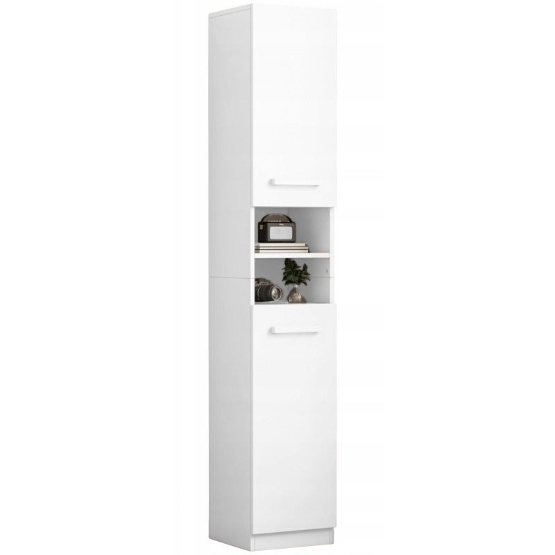 Biały regał nowoczesny stojący wysoki loft 180 cm