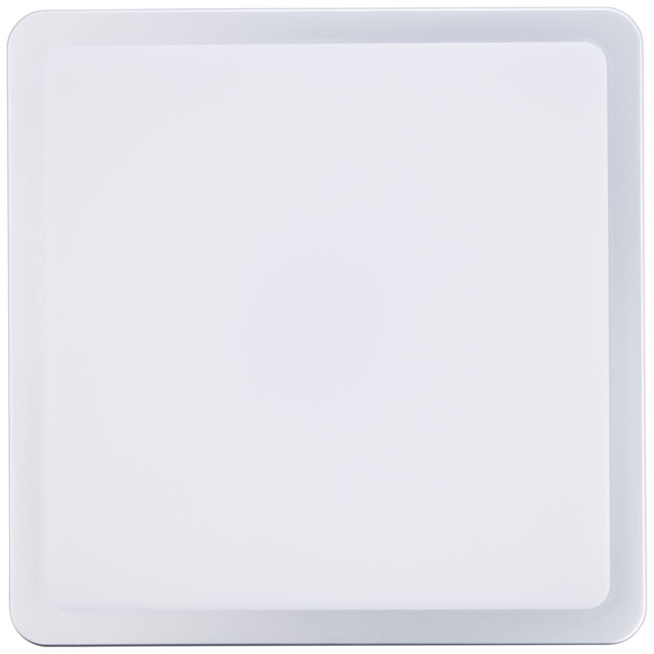 Lampa sufitowa LED BRILLIANT płaska 40x40cm srebrna | 1x LED zintegrowana, LED 24W zintegrowana, (2500lm, 2800-6500K) - 6