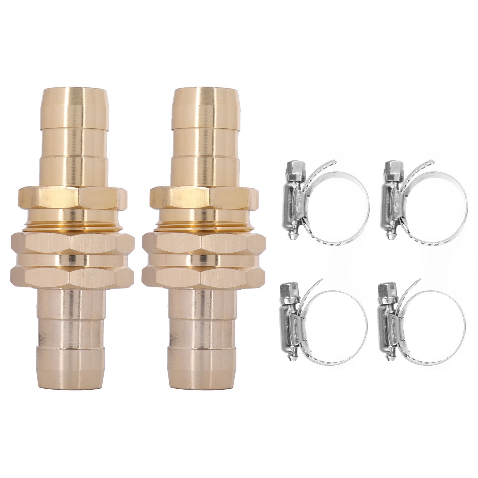 <p>Złączka do naprawy węża ogrodowego ze stopu aluminium G3/4, 2 sztuki, ze zaciskiem, do ogrodu</p>