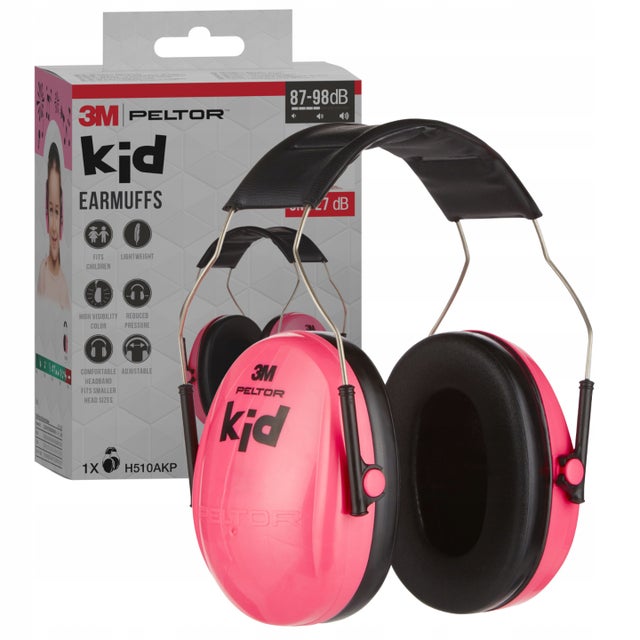 Casque abti bruit Peltor Kid rose 3M