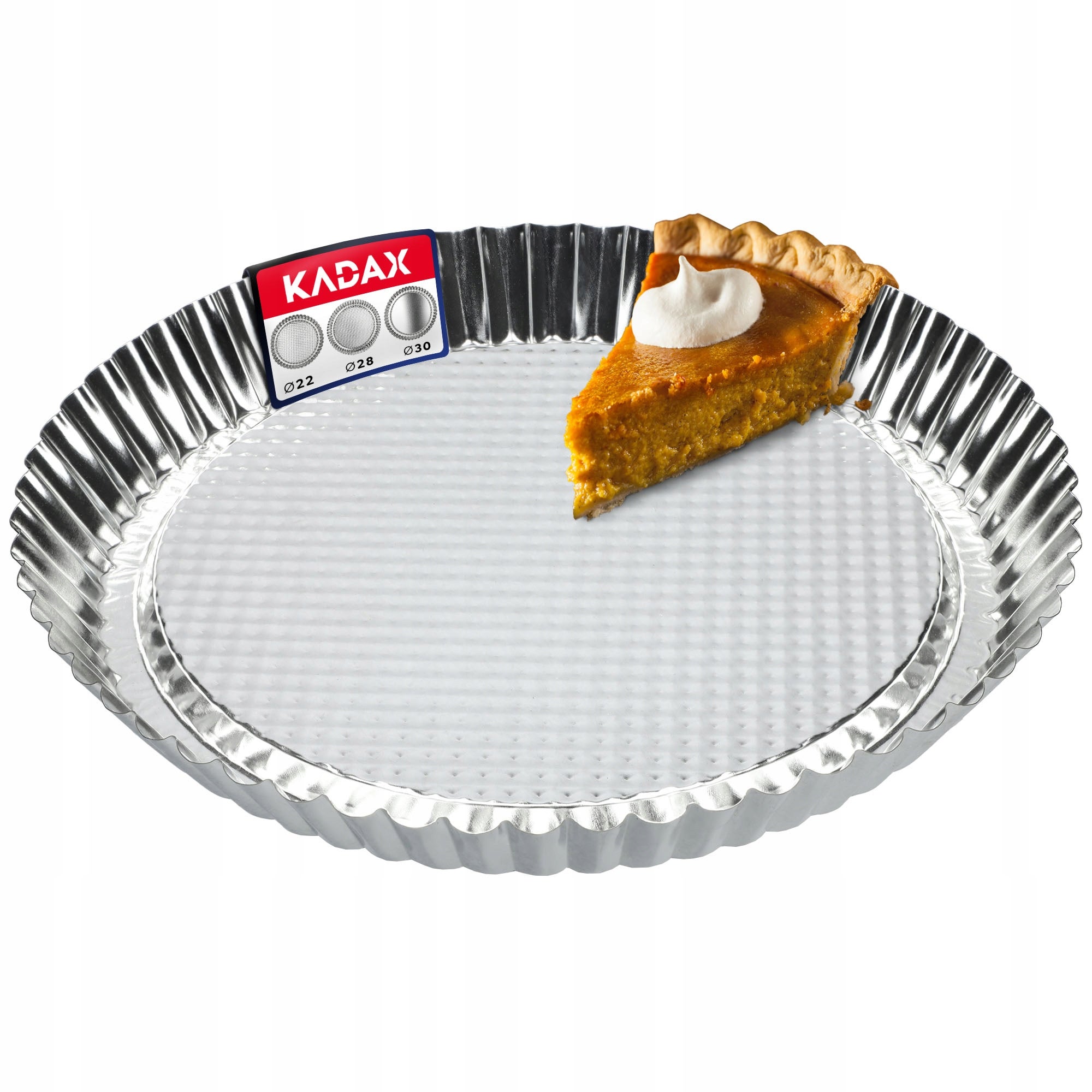 BLACHA FORMA DO TARTY PIECZENIA CIASTA OKRĄGŁA NIEPRZYWIERAJĄCA CIAST 28 cm
