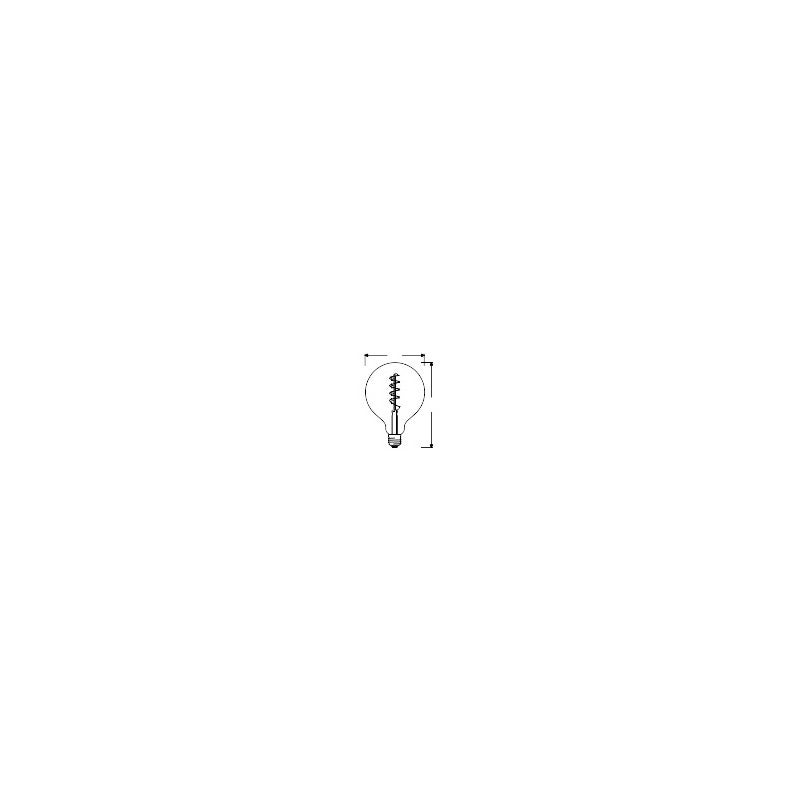 Żarówka LED OSRAM - E27 - Ciepłe i komfortowe światło - 1800 K - 5 W - Zamiennik żarówki żarowej 15 W - Vintage 1906® LED - 8