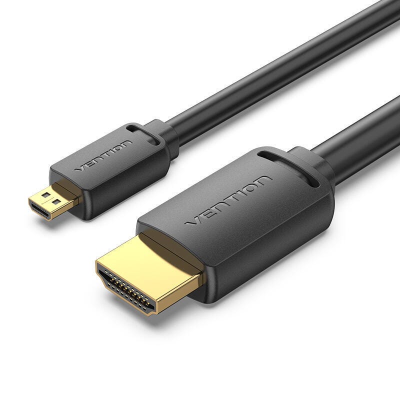 GELRHONR Cavo Micro HDMI A HDMI 2.1 8K Angolo 90° - 0.5m, 48Gbps, Ultra HD Per GoPro E Fotocamere