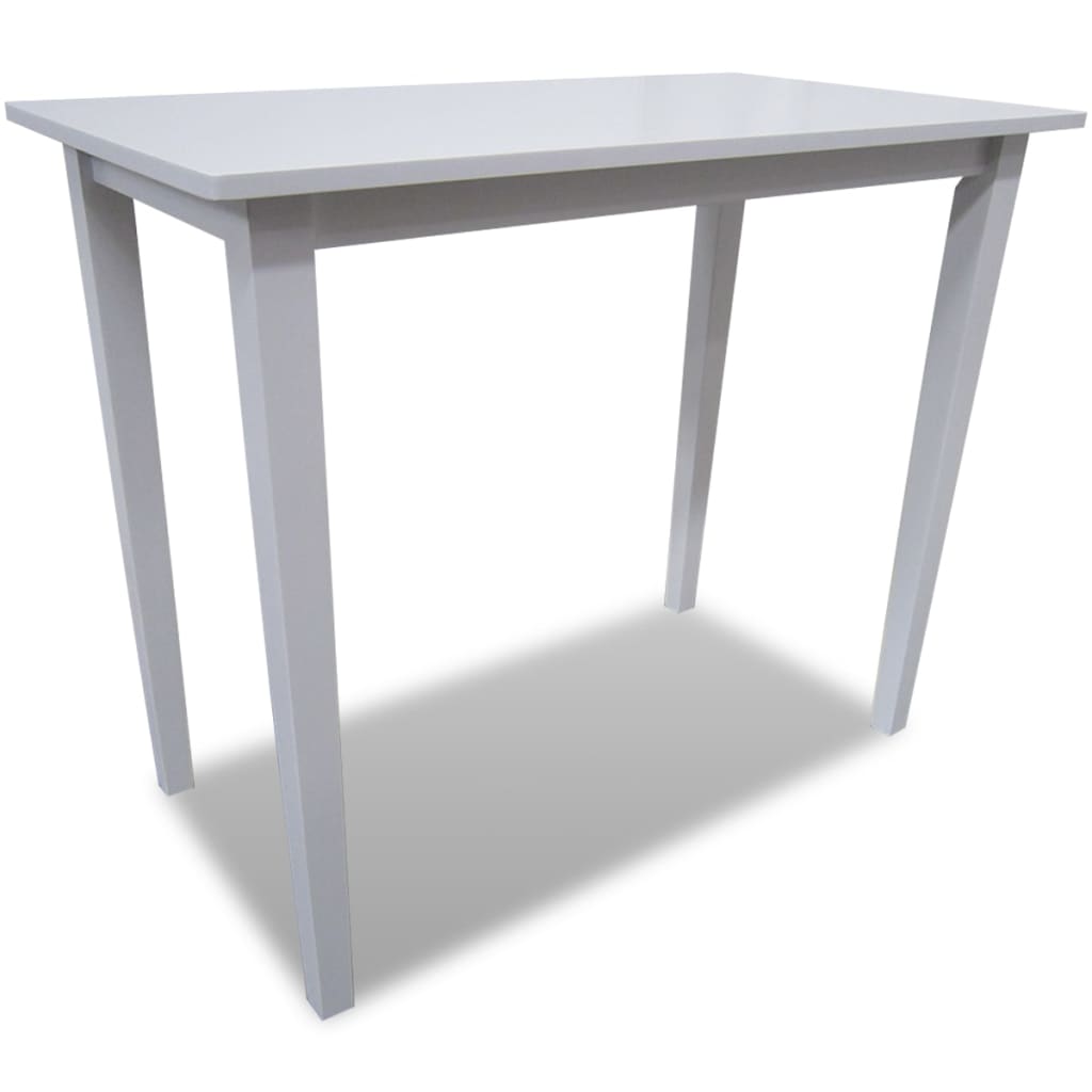 Vidaxl Mesa Alta De Madera Blanca , Leroy Merlin
