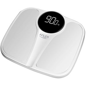 Monzana Bilancia Pesapersone Digitale 8 In 1 Con Analisi Corporea - Imperiale Alta Precisione 180 Kg - Vetro Temperato Nero - 4