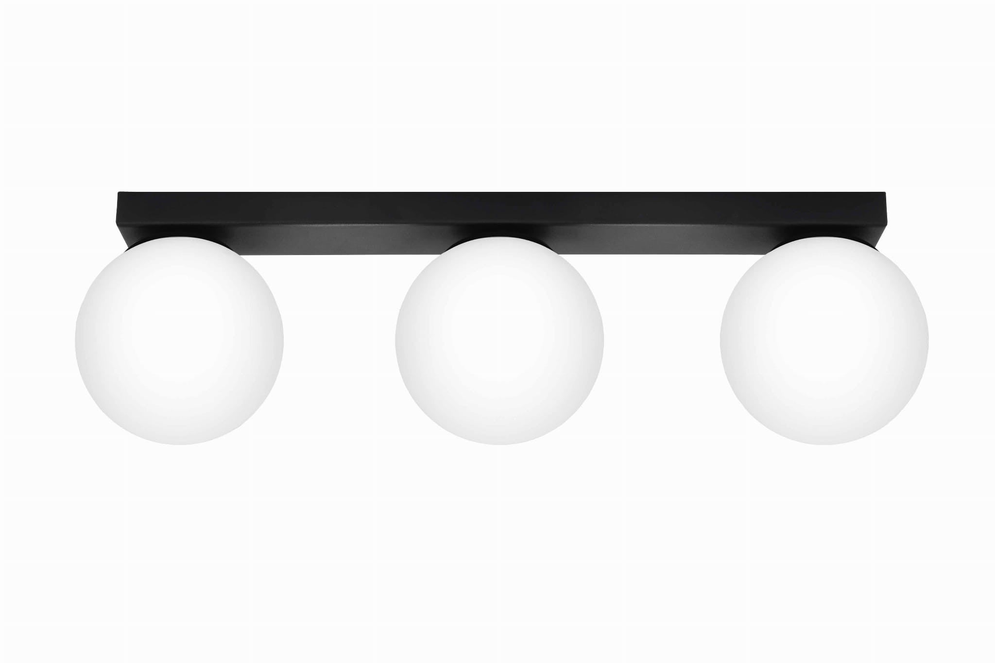 Lampa sufitowa wisząca Yoli biało-czarna 3xG9x12W nowoczesna wym: 14,5 x 50 x 12 cm szkło Sollux Lighting